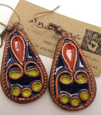 прикраси з полімерної глини